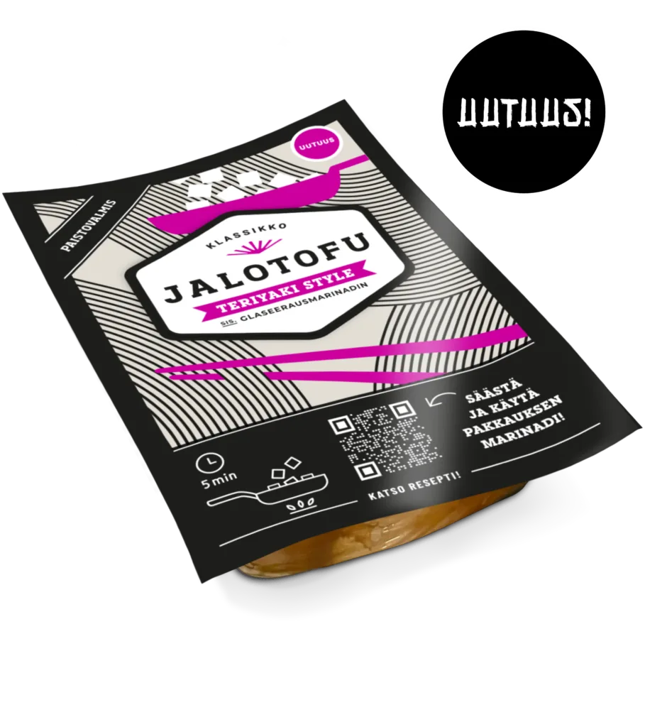 Teriyakilla maustettu tofutuote