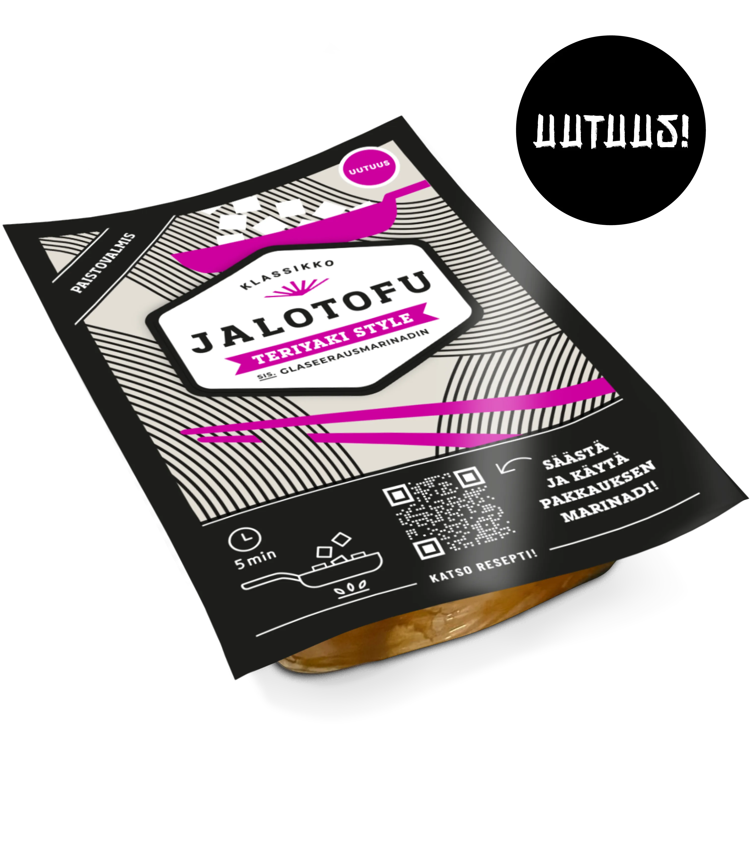 Teriyakilla maustettu tofutuote