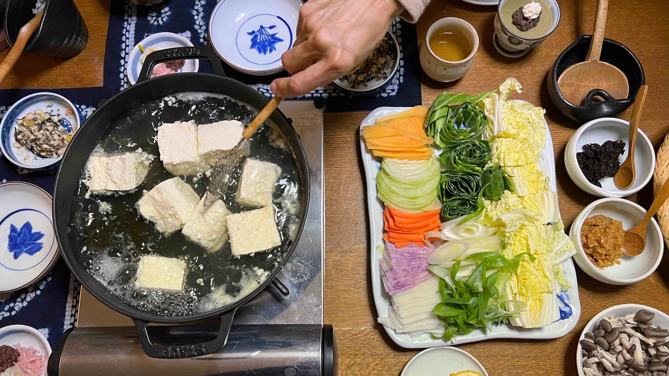 japanilainen tofu hot pot 